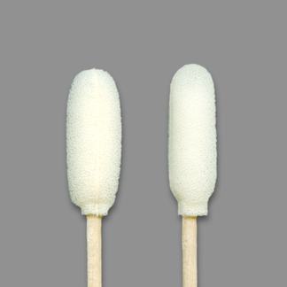 FoamTec HT1206 CleanWIPE Swab Tip Close Up